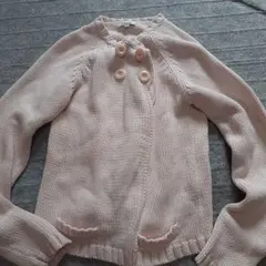 Chloé ピンク ニットカーディガン サイズ12