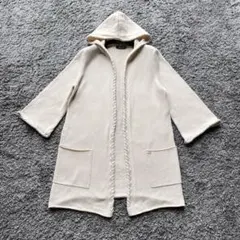 美品♡FOXEY 16.2万 フーディ カシミヤ ロングカーディガン フォクシー FOXEY（フォクシー）