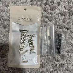 GAACAL シルバー チェーンバンド 42/44/45mm