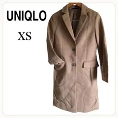 【極美品】ユニクロ　ウール カシミヤ　チェスターコート　ベージュ　XS