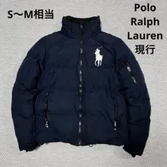 ポロラルフローレン 現行モデル ダウンジャケット ビッグポニー ネイビー S〜M