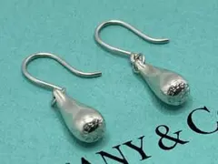 004 美品　ティファニー　ティアドロップ　エルサペレッティ　フック　ピアス