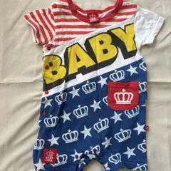 BABY DOLL ストライプロンパース　70㎝