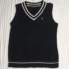 イーストボーイ ネイビー Vネック スクールベスト サイズ11 VENUS