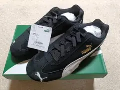 【新品】プーマ　スピードキャット　PUMA　ブラック×ホワイト 24cm