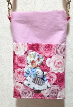 スマホポーチ　スーちゃんローズガーデン