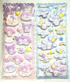 《正規品》もちもちマシュマロシール マイメロ クロミ シナモロール 2種セット♡