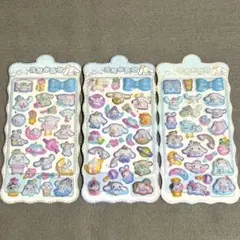 3枚セット ボンボンドロップシール 3Dシール 【まとめ割引可】