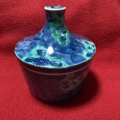 有田焼　源右衛門　青彩菊絵　蓋物のサムネイル
