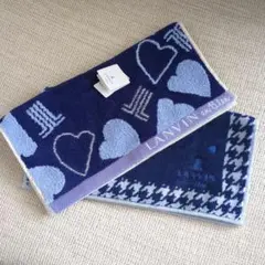 LANVIN en Bleu　タオルハンカチ　2枚セット
