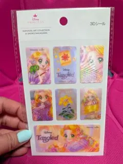 ディズニー プリンセス ラプンツェル アートコレクション 3Dシール ステッカー