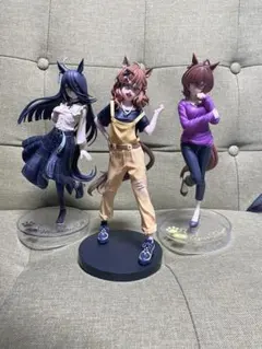 ウマ娘　フィギュア アグネスタキオン マンハッタンカフェ ジャングルポケット