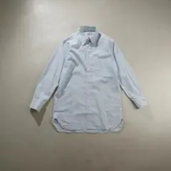 dunhill ストライプ柄長袖ワイシャツ フォーマル ブルー/FZ129