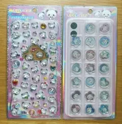 もちもちぱんだジュエルプチドロップ・おはじきシール2枚セット【正規品】