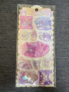 【正規品】キラキラウォーターシール マイメロディ & クロミ