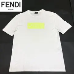 FENDI フェンディ 蛍光 メッシュロゴ 3D Tシャツ ホワイトのサムネイル
