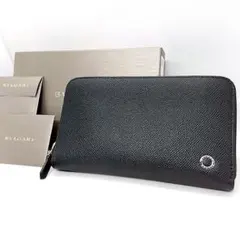 【未使用 現行 RFID搭載】ブルガリ　長財布　ラウンドファスナー　ビーゼロワン