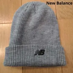 New Balance ニューバランス グレー ニット帽 ニットキャップ