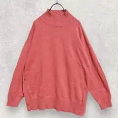 CLOSSHI クロッシー ハイネックニット ピンク L ゆったりのサムネイル
