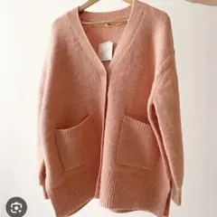 GLOBAL WORK フワフワHug meVネックカーディガン