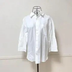 ♡ヴィンテージ♡ 長袖シャツ　ホワイト　オフィスカジュアル　胸ポケット有り　L