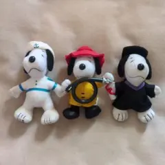 マクドナルド ハッピーセット スヌーピー ぬいぐるみ 3点