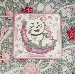 定春フード購入特典コースター☆銀魂HANA-BIYORI花景の湯 銀魂日和