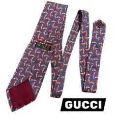 GUCCI グッチ イルカ柄 ネクタイ