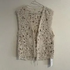 FRAMeWORK コットンレースエンブロイダリーVESTのサムネイル