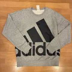 ケンボーさま専用⭐︎adidas グレー ロゴ トレーナーメンズL