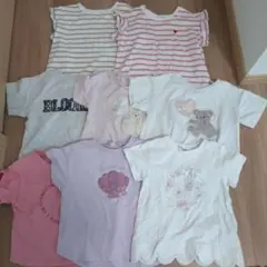 女の子半袖Tシャツ8枚セット　まとめ売り　100