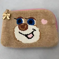 【新品】フェイラー ドアップテディガール L字ポーチ