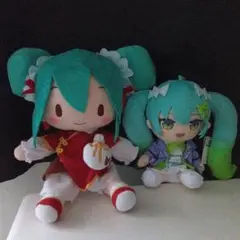 初音ミク　中国限定　ぬいぐるみ　2点セット 初音ミク 中国限定 ぬいぐるみ 2点セット