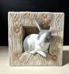 ※絶版 LLADRO リヤドロ ナチュラルフレーム うさぎ 8072