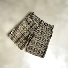 バーバリー　バーバリーロンドン　ハーフパンツ　半ズボン　チェック　ベージュ120