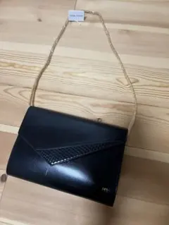 HANA MORI エンベロープ型 クラッチバッグ 黒