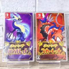 Switch] ポケットモンスター スカーレット・バイオレットセット - メルカリ
