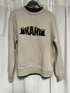 グラニフ イカク｜レイヤードスウェット ベージュ