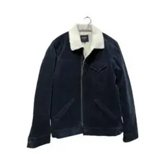 ネイビー コーデュロイ フリースジャケット　beams Heart