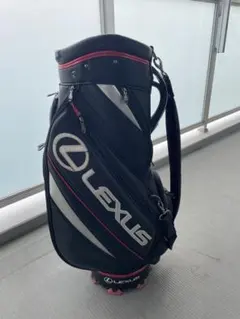 ♡*♡様 LEXUS キャディバッグ スポーティ ブラック/シルバー 新品保管品 LEXUS レクサス キャディバッグ 定価93,000円 6分割