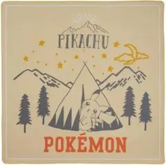 ポケモンセンター　ビッグタオル　Pikachu drawing Beige