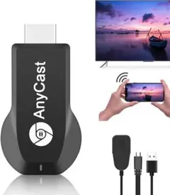HDMI ミラーキャスト ワイヤレス 正規品 Anwineke ミラーリング