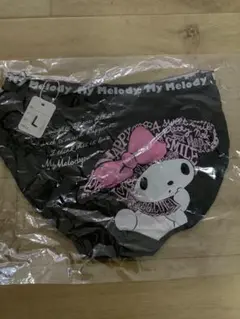 必ずプロフィール拝見　My Melody ショーツ Lサイズ 黒