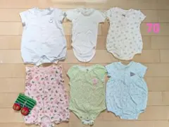 春生まれベビー ロンパース・カバーオール まとめ売り カーターズ プチバトー他