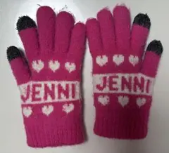 JENNI 手袋 ピンク ハート柄のサムネイル