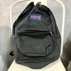 JAN SPORT　リュック　ブラック　ロゴ　ワッペン　スポーティーのサムネイル