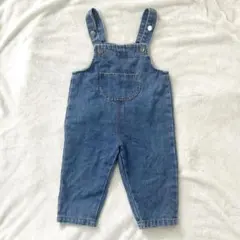デニムオーバーオール サロペット　80cm