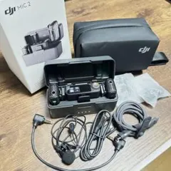 美品 稼働5時間 DJI MIC2 別売りピンマイク付き ワイヤレス マイクのサムネイル
