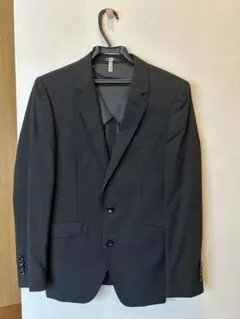 SUIT SELECT | チェックブラックメンズスーツ2点セット