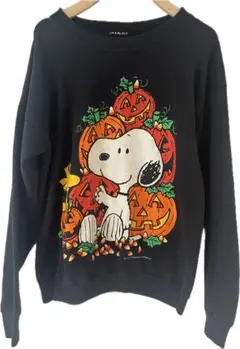 90s USA製 PEANUTS スヌーピー ウッドストック　スウェット